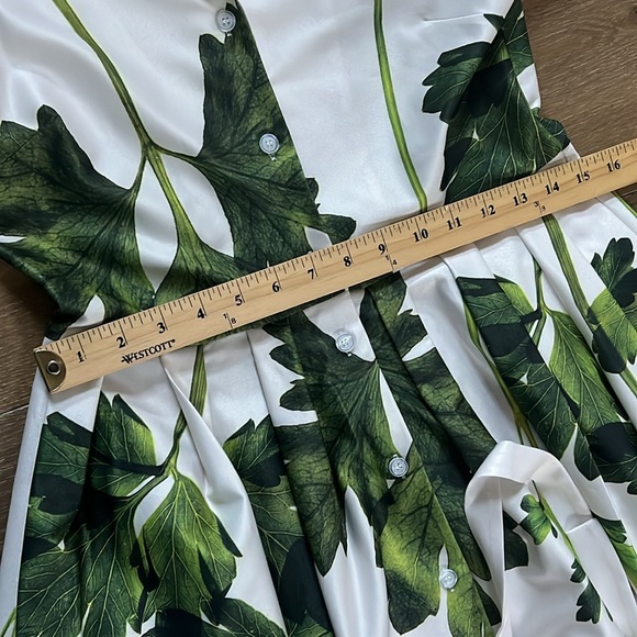 Reckless Ericka Flutter Sleeve Clover Collar Maxi Garden Dress sz medium - Picture 7 of 12